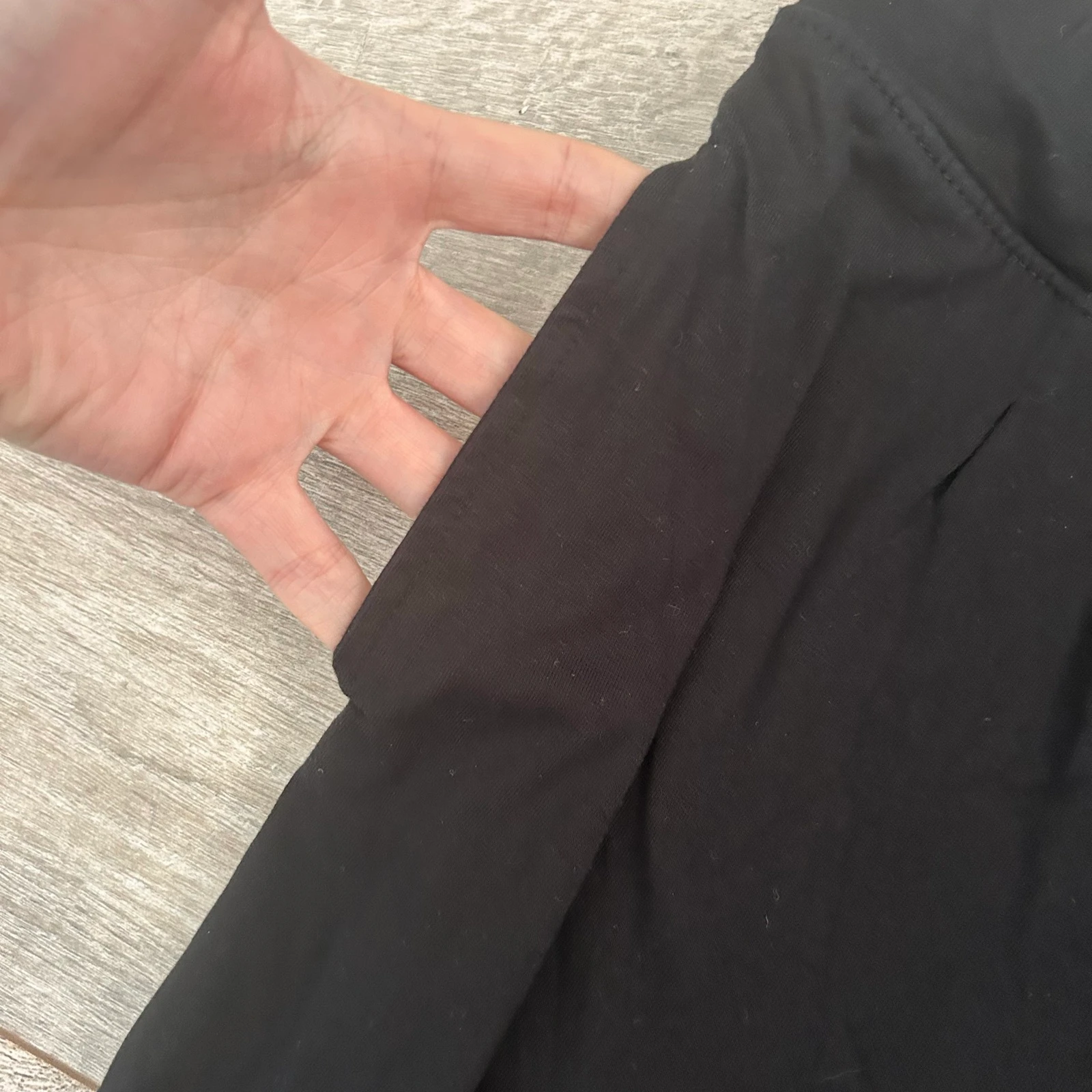 Decathlon Domyos Cropped Leggings / Three-Quarter Sports Pants Black – Size M – photo 3
